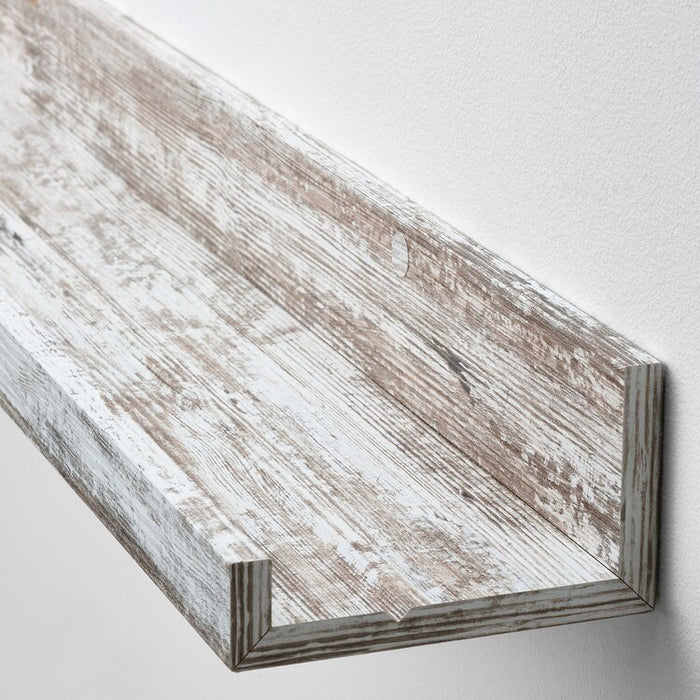 MOSSLANDA Picture ledge, White stained pine effect, 115cm