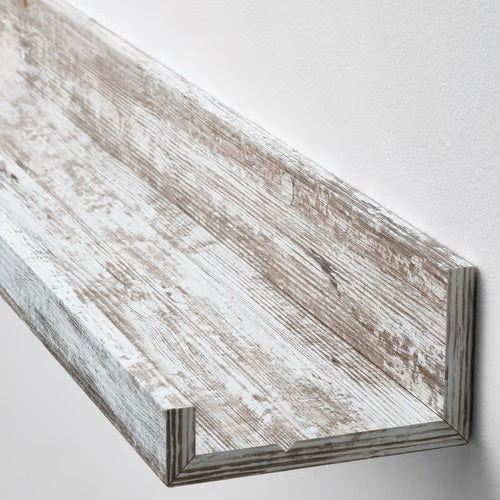 MOSSLANDA Picture ledge, white stained pine effect, 55cm