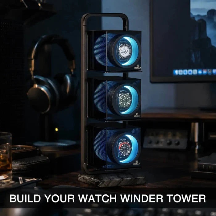 MOZSLY Display Stand for Single Watch Winder- Lineup MOZSLY