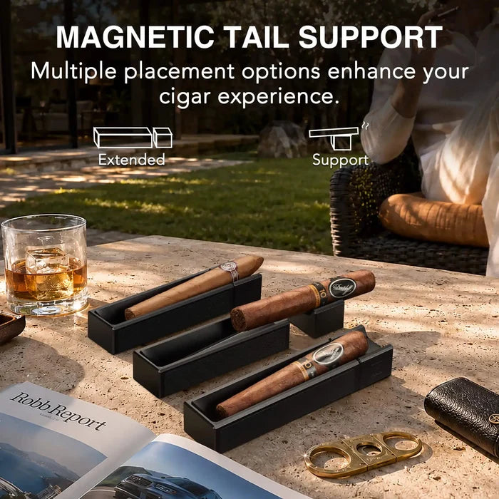 MOZSLY Park It Portable Aluminum Cigar Ashtray-Black_02