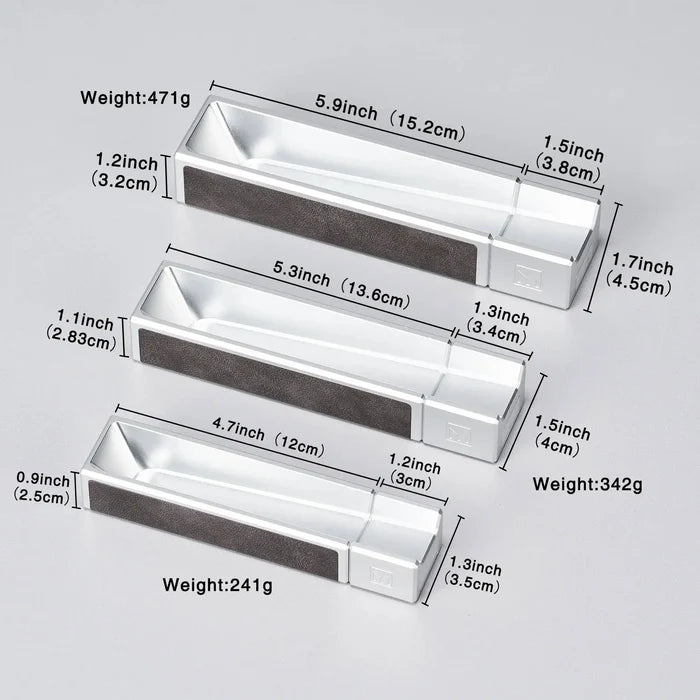 MOZSLY Park It Portable Aluminum Cigar Ashtray-Silver_04