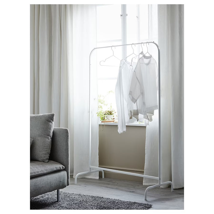 MULIG Clothes rack, White, 99x152cm