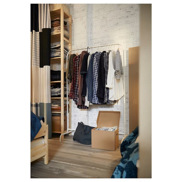 MULIG Clothes rack, White, 99x152cm