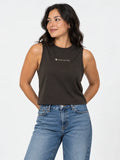 Musculosa Converse Mujer Draft Logo Gris Oscuro — vista principal