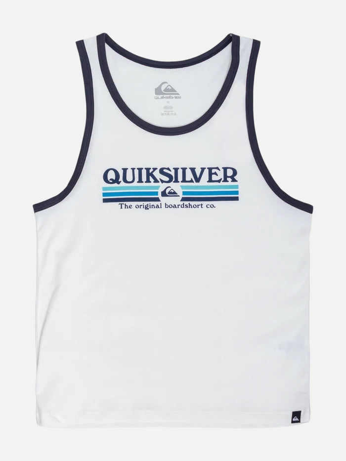 Musculosa Quiksilver Line Up Blanco