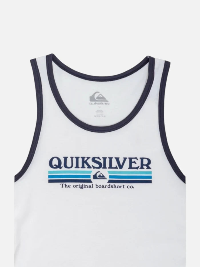 Musculosa Quiksilver Line Up Blanco