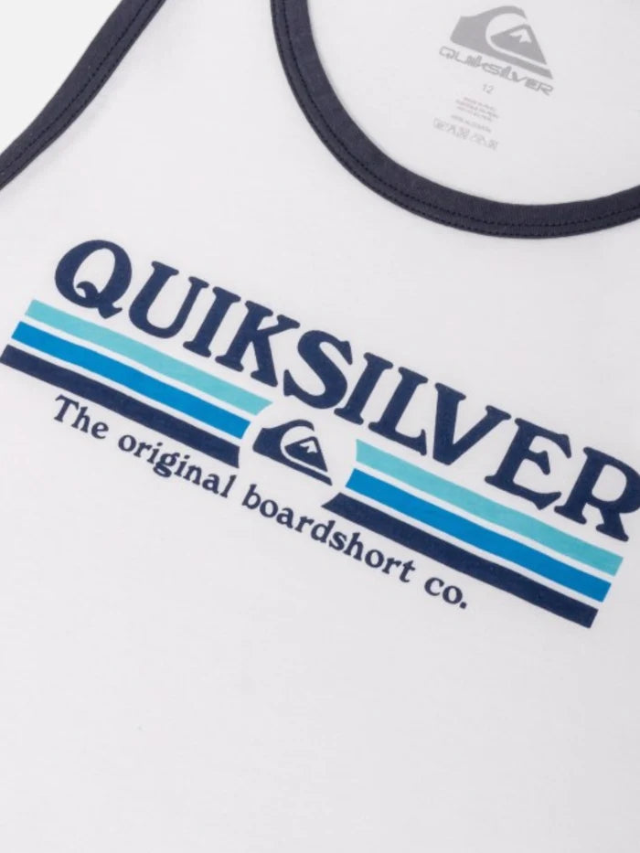 Musculosa Quiksilver Line Up Blanco