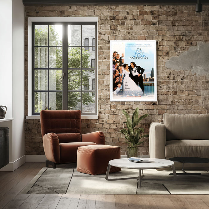 "My Big Fat Greek Wedding" (2002) Framed Movie Poster