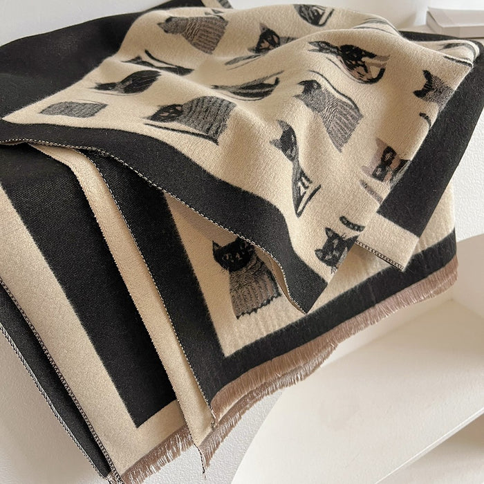 Nana Luxury Pashminas Scarves / Cats
