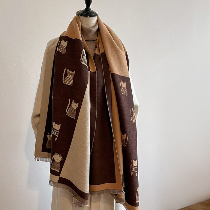 Nana Luxury Pashminas Scarves / Cats