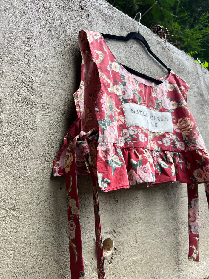 nature chews on me - pillowcase top
