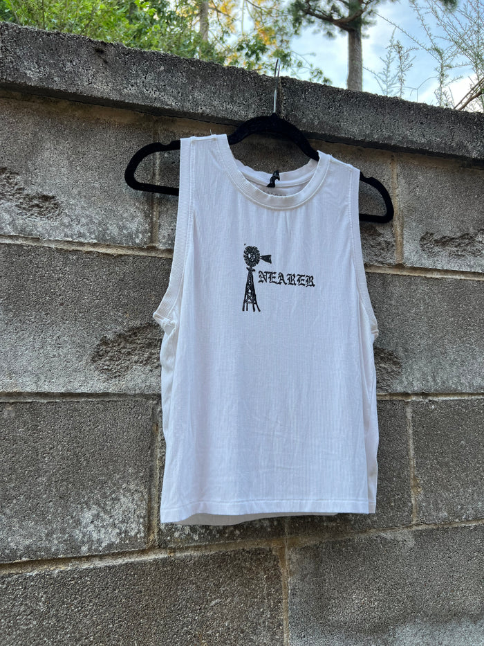 Nearer - White Tank Top