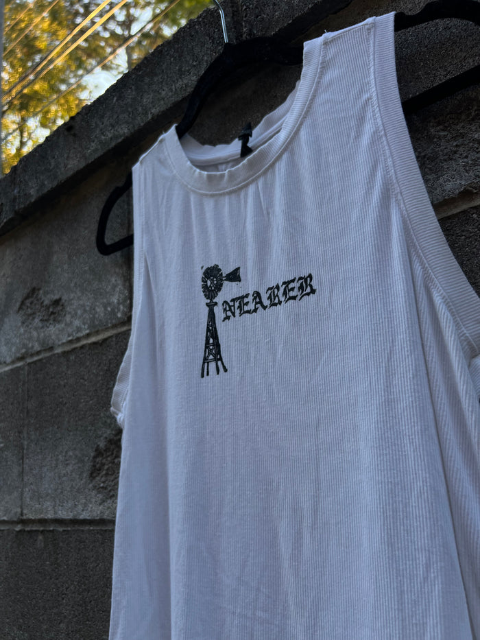 Nearer - White Tank Top