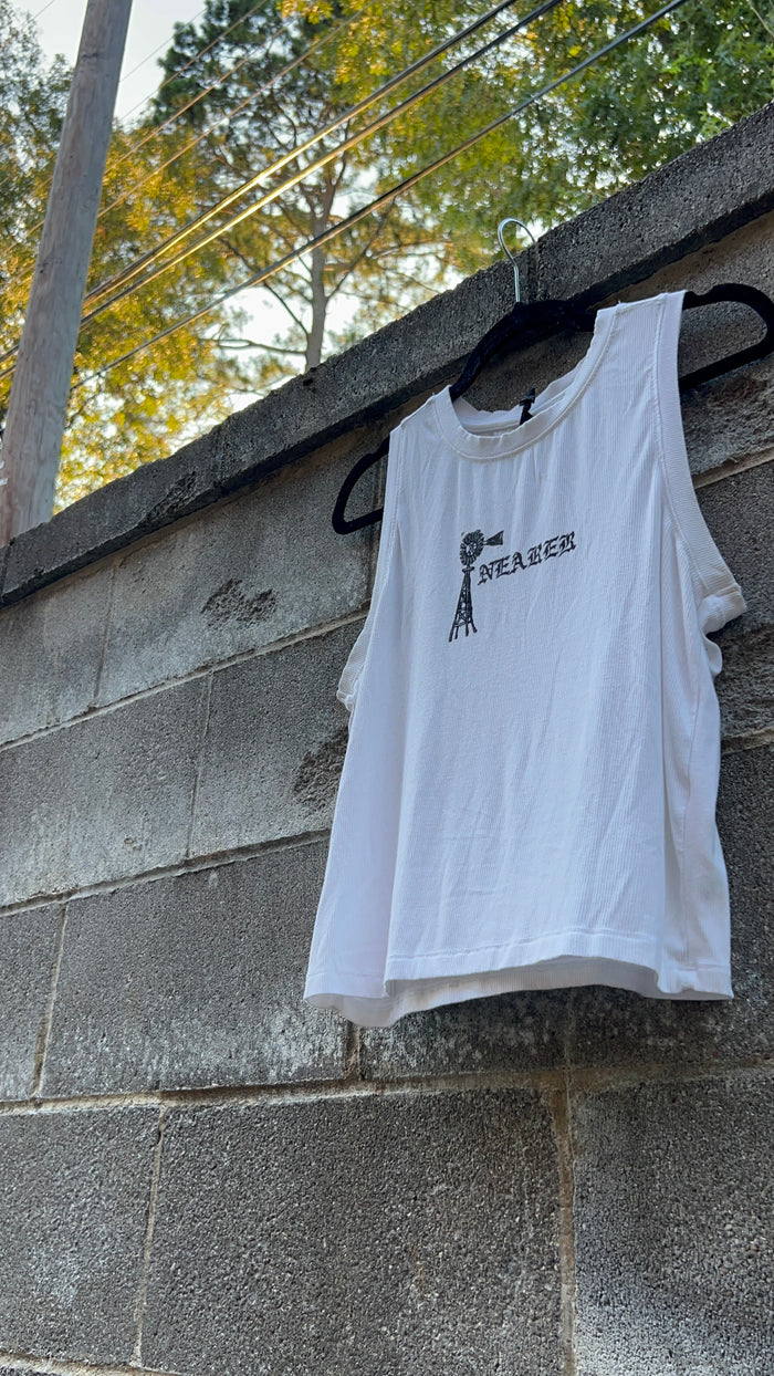 Nearer - White Tank Top