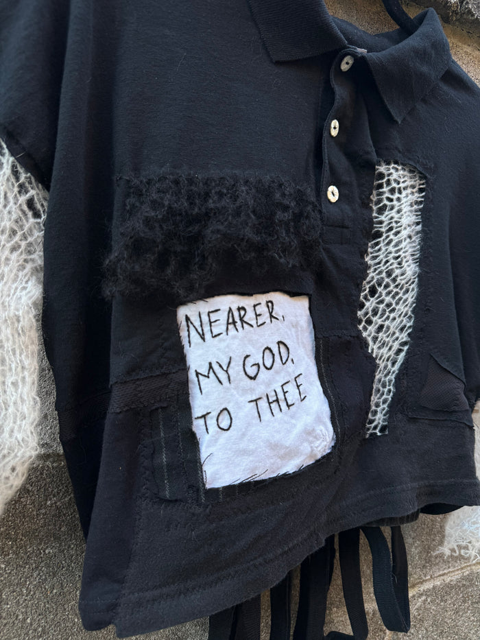 Nearer, My God, to Thee - Black Scrapped Shirt