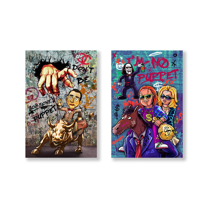 NEVER A PUPPET SET - REBHORN DESIGN