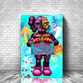 20 x 16 - Small / Gallery Wrap / Light Blue