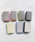 Newniq Hand Held Metal / Resin Bond Flat Foam Backed Diamond Pads 90mm x 55mm - Stone Doctor Australia - Diamond Handpads