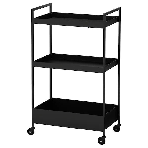 NISSAFORS Trolley, 50.5x30x83cm, Black