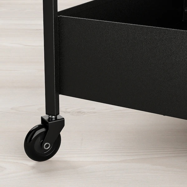 NISSAFORS Trolley, 50.5x30x83cm, Black