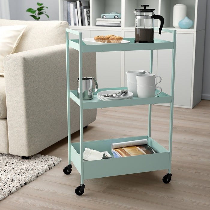 NISSAFORS Trolley, 50.5x30x83cm, Pale Green
