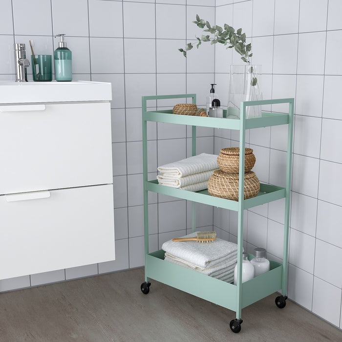 NISSAFORS Trolley, 50.5x30x83cm, Pale Green