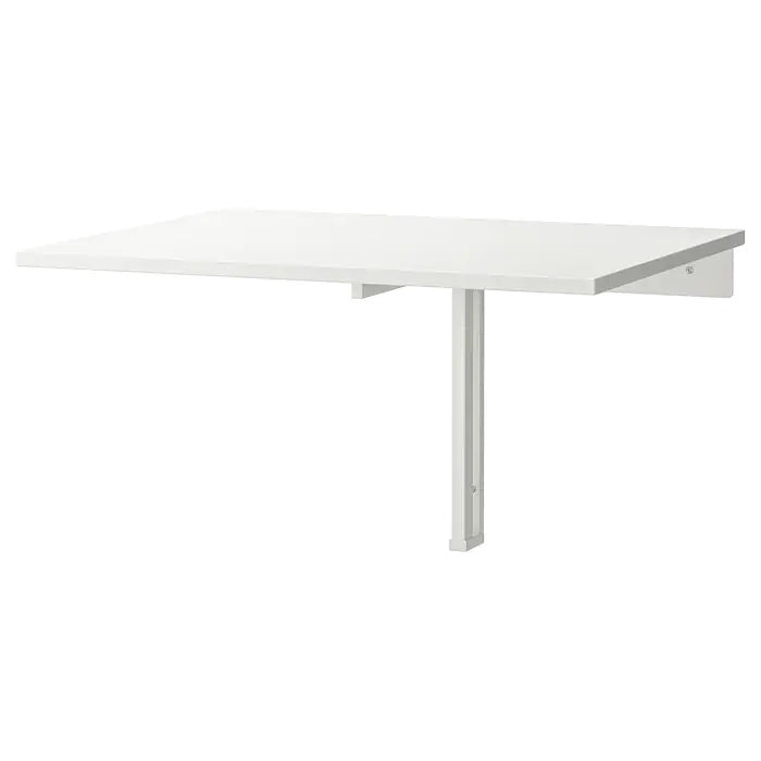 NORBERG  Wall-mounted drop-leaf table, White