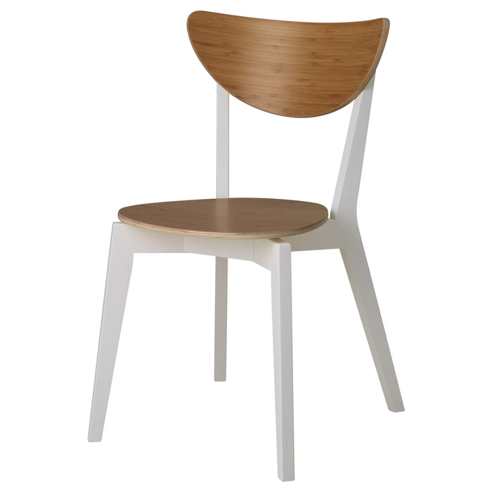 NORDMYRA Chair, Bamboo/white