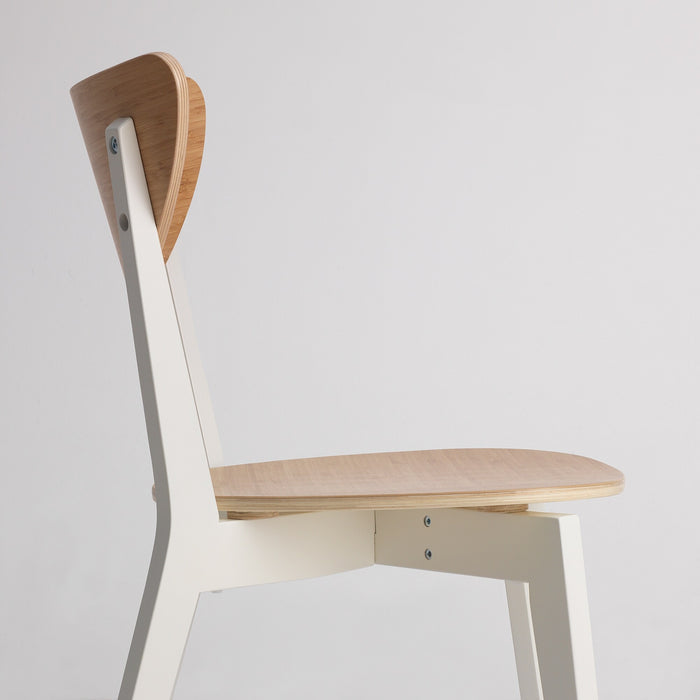 NORDMYRA Chair, Bamboo/white