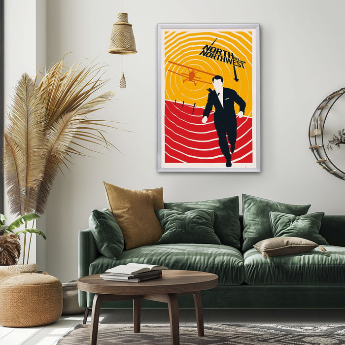 "North By Northwest" (1959) Framed Movie Poster