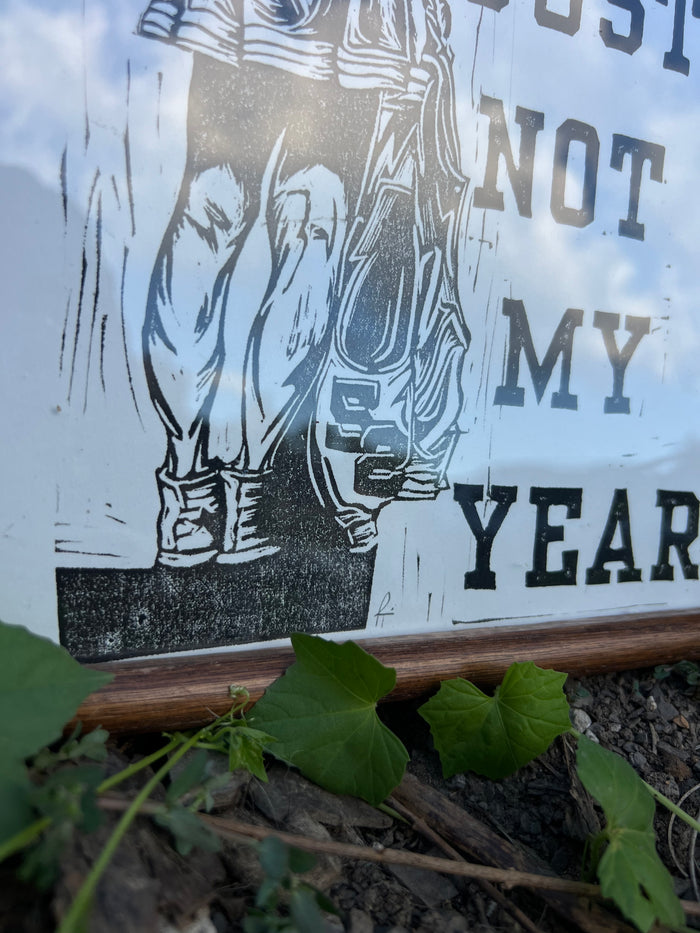 Not My Year - Framed Print