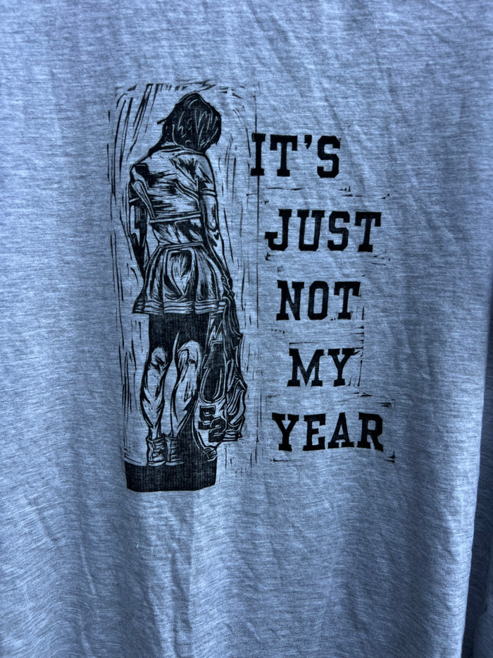Not My Year - Grey H&M Tshirt