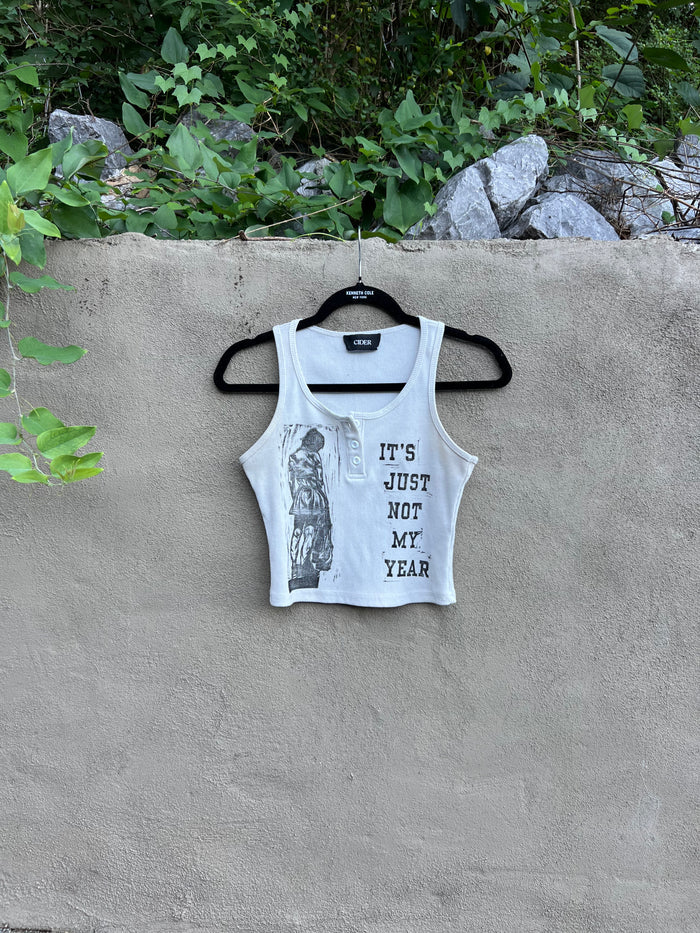 Not My Year - Off-White Tank Top