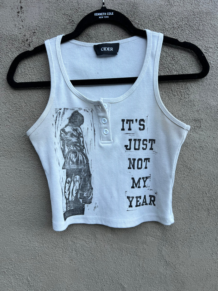 Not My Year - Off-White Tank Top