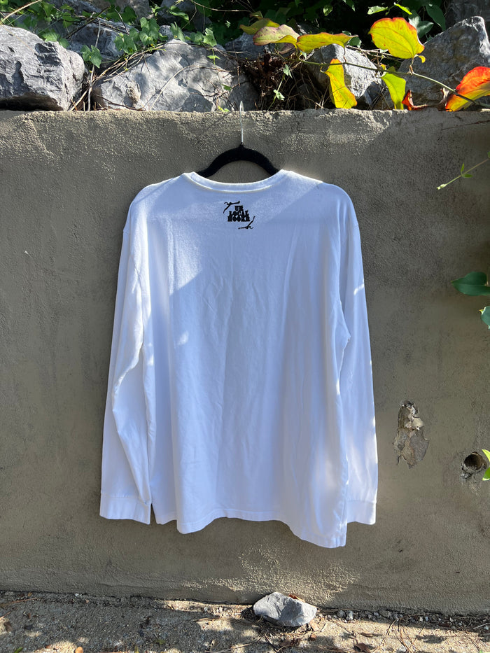 Not My Year - White Long-Sleeve Tshirt