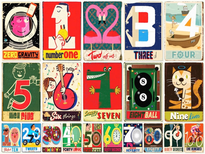 Numbers 48 Piece Puzzle - Quick Ship - Puzzlicious.com