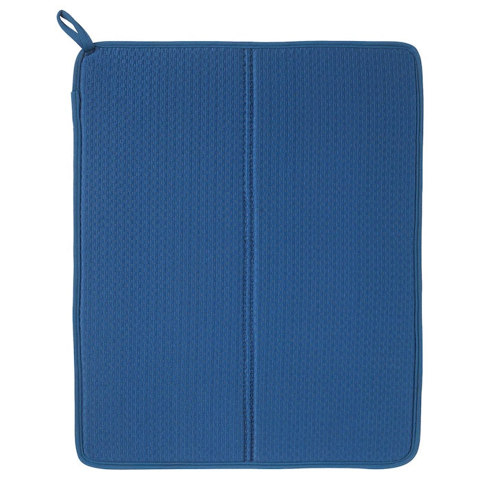 NYSKOLJD Dish drying mat, 44x36cm, Blue