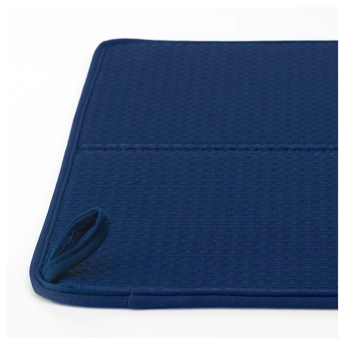 NYSKOLJD Dish drying mat, 44x36cm, Blue