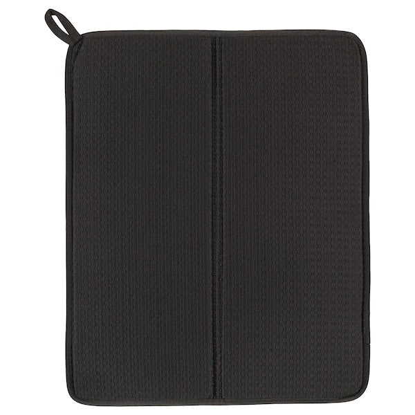 NYSKOLJD Dish drying mat, 44x36cm, Dark Grey