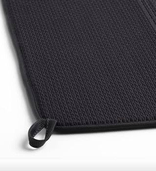 NYSKOLJD Dish drying mat, 44x36cm, Dark Grey