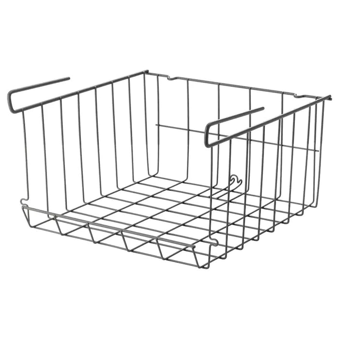OBSERVATOR Basket with a clip, Grey-brown