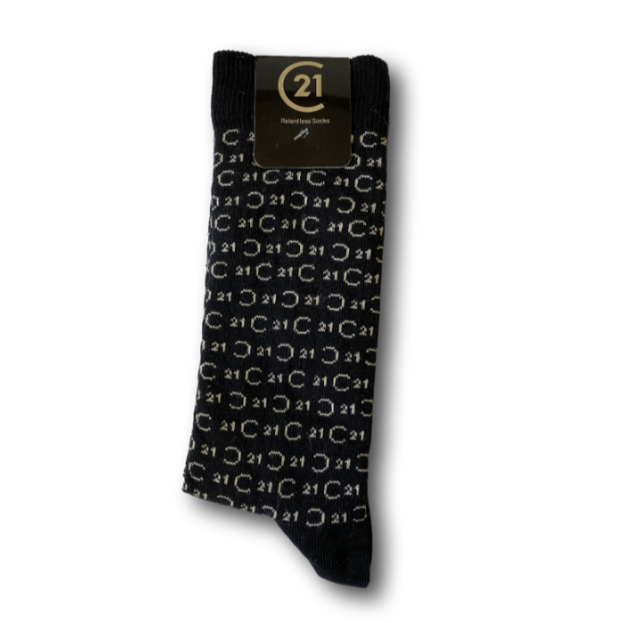 Obsessed Black Daily Socks