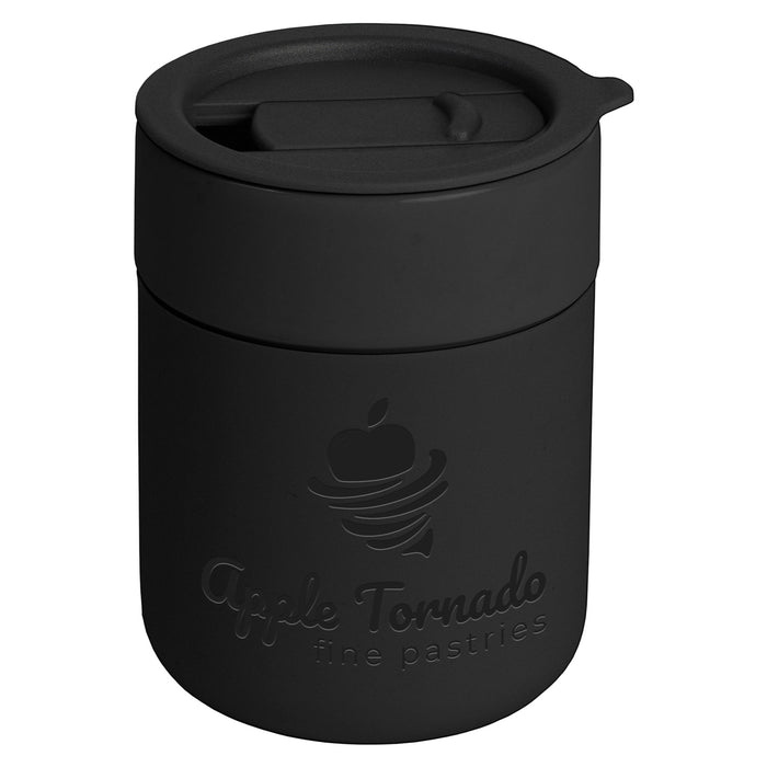 Obsidian  Ceramic and Silicone Mug - Personalized