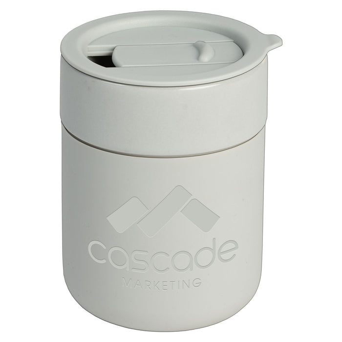 Obsidian  Ceramic and Silicone Mug - Personalized