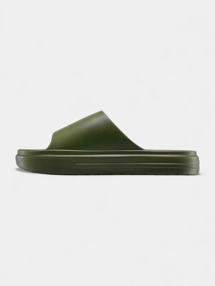Ojotas Converse Essential Slide Slip Verde Militar