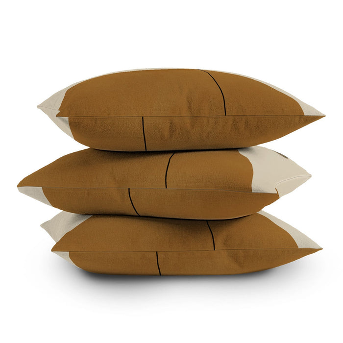 ORGANIC ABSTRACT SHAPESII THROW PILLOW
