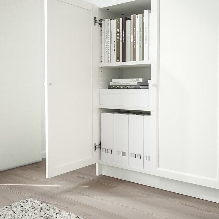 OXBERG Panel door, white, 40x97cm