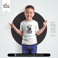 Panda Boy Theme Customized T-shirt for Kid's Birthday Party Celebration