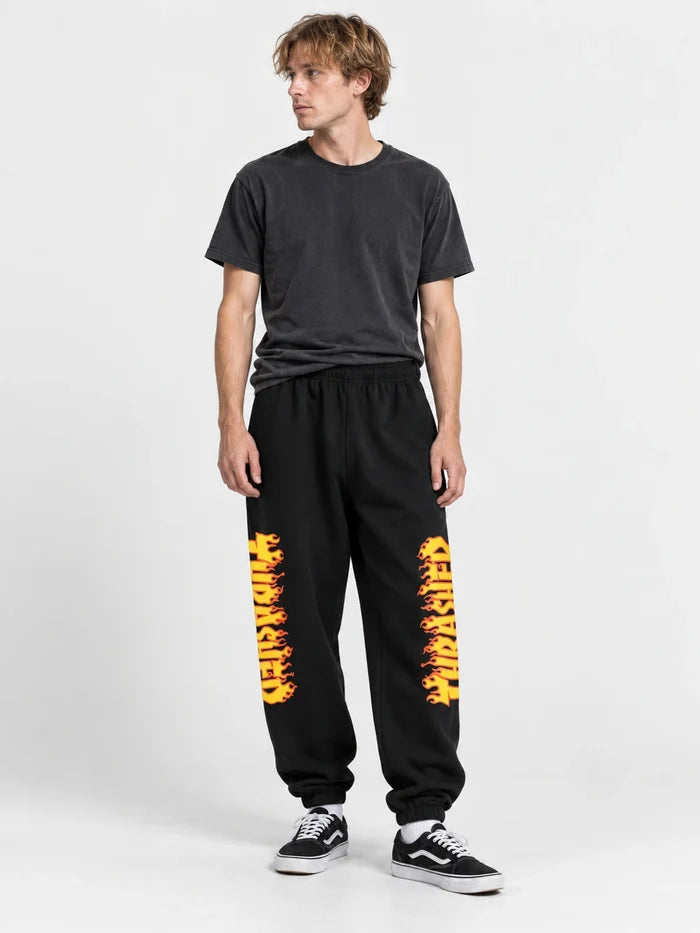 Pantalon Buzo Thrasher Flame Negro — vista principal