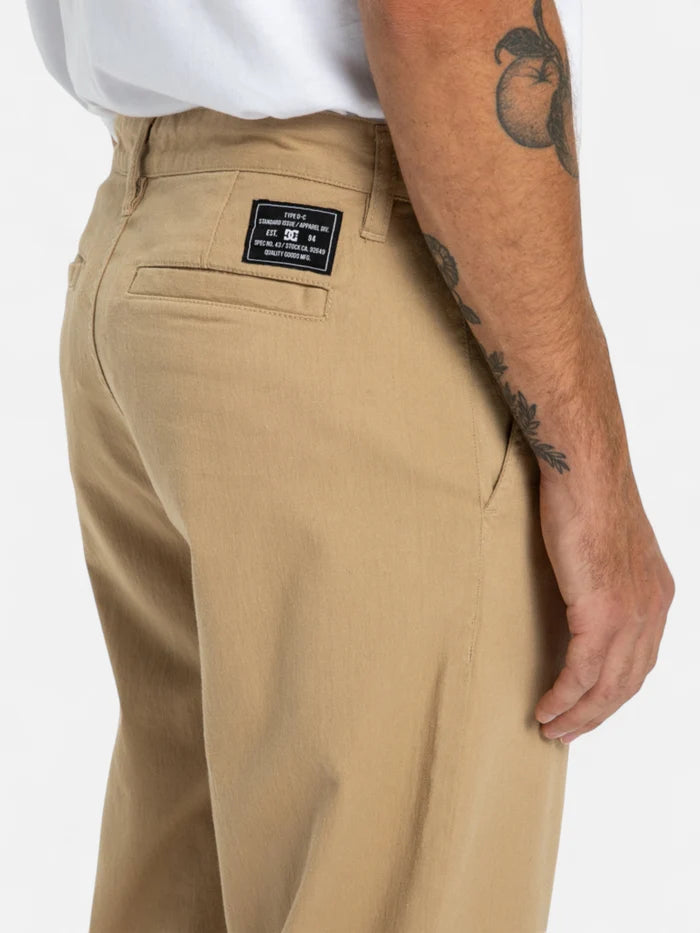 Pantalon DC Worker Relaxed Chino Beige